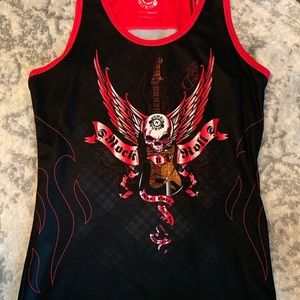 INKnBURN Women’s Rock n Roll Tank in EUC